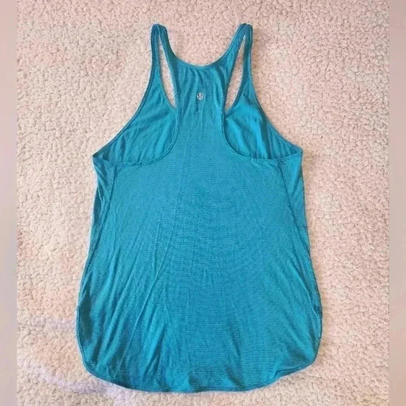 Lululemon athletica, teal Scoop Neck Tank Top, see measurements - Picture 3 of 6